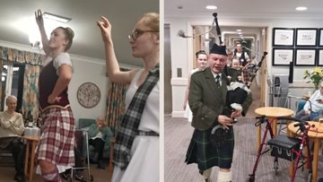 Morpeth care home celebrates Burns Night